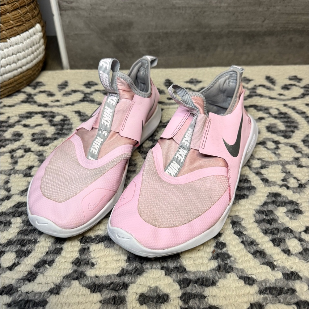 Nike woman’s Pink and Gray Slip-On Sneakers